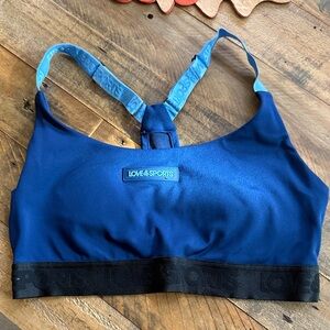Love & Sports Blue Sports Bra